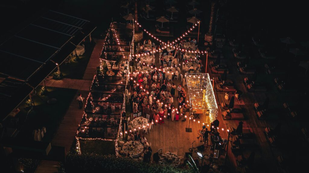 photo événement par drone